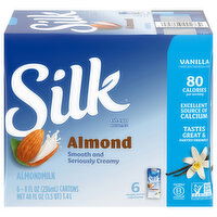 Silk Almondmilk, Vanilla, 6 Each