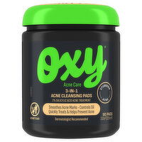 Oxy Acne Cleansing Pads, Acne Care, 3-in-1, 90 Each