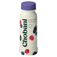 Chobani Yogurt Drink, Greek, Lowfat, Mixed Berry, 7 Fluid ounce