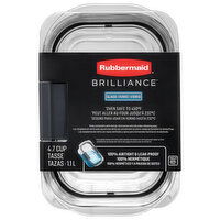 Rubbermaid Brilliance 1.1 L Glass Container, 1 Each