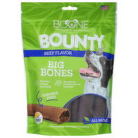 Boone Bounty Treats for Dogs, Beef Flavor, Big Bones, 16 Ounce