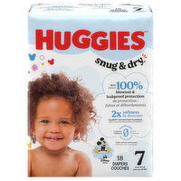Huggies Snug & Dry Diapers, Disney Baby, 7 (over 41 lb), 18 Each