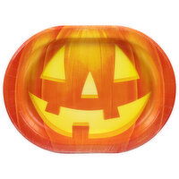 Paper Art Extra Strong Pumpkin Party Plate, 8 Each