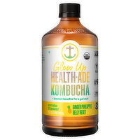 Health-Ade Kombucha, Ginger Pineapple, Glow Up, 16 Fluid ounce