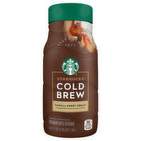 Starbucks Coffee Beverage, Vanilla Sweet Cream, Cold Brew, Premium, 40 Fluid ounce