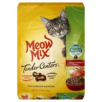 Meow Mix Tender Centers Cat Food, Salmon & Turkey Flavors, 13.5 Pound