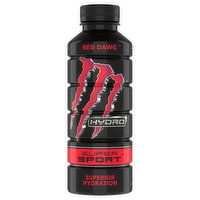 Monster Hydro Super Sport Red Dawg Energy Drink, 20 Fluid ounce