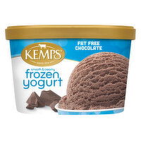 Kemps Fat Free Chocolate Frozen Yogurt, 1.5 Quart