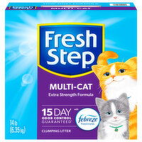 Fresh Step Clumping Cat Litter, Multi-Cat, 14 Pound