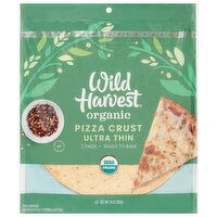 Wild Harvest Pizza Crust, Organic, Ultra Thin, 2 Pack, 2 Each