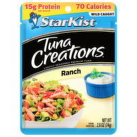 StarKist Tuna Creations Lightly Seasoned Premium Ranch Tuna, 2.6 Ounce