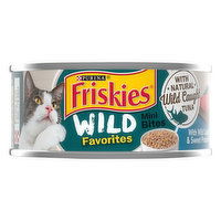 Friskies Wild Favorites Cat Food, with Wild Caught Tuna & Sweet Potato in Sauce, Mini Bites, 5.5 Ounce