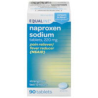 Equaline Naproxen Sodium, 220 mg, Tablets, 90 Each