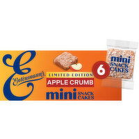 Entenmann's Baker's Delights Apple Brown Sugar Mini Crumb Cakes, 6 packs, 12.25 oz, 6 Each