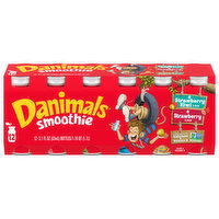 Danimals Smoothie, Strawberry Kiwi/Strawberry, 12 Each