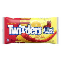 Twizzlers Filled Twists, Low Fat, Sweet Cherry Kick & Sour Citrus Punch, 11 Ounce