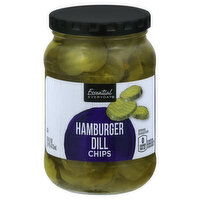 Essential Everyday Hamburger Dill, Chips, 16 Ounce