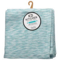 KD Kitchen Dishcloths, Aqua Haze, 3 Pack, 3 Each