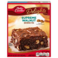 Betty Crocker Delights Supreme Walnut Brownie Mix, 16.5 Ounce