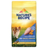 Nature's Recipe Dog Food, Grain Free, Chicken/Sweet Potato/Pumpkin Recipe, Small Breed, Adult, 4 Pound