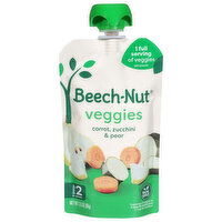 Beech-Nut Veggies Stage 2 (6+ months) Carrot Zucchini & Pear, 3.5 Ounce