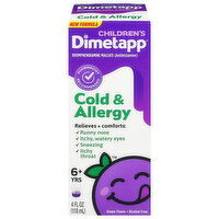 Dimetapp Cold & Allergy, 6+ Yrs, Children's, Grape Flavor, 4 Fluid ounce