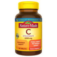 Nature Made Vitamin C, Extra Strength, 1000 mg, Tablets, 100 Each