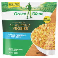 Green Giant Simply Steam Seasoned Veggies Garlic Parmesan Street Corn, 9.5 Ounce