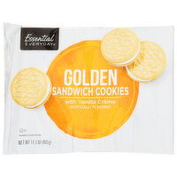 Essential Everyday Sandwich Cookies, Golden, 14.3 Ounce