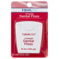 Equaline Dental Floss, Unwaxed, 100 Yard, 1 Each