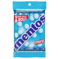 Mentos Candy, Mint, Chewy, 6 Each