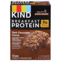 Kind Bars, Dark Chocolate Cocoa, Breakfast Protein, 6 Each