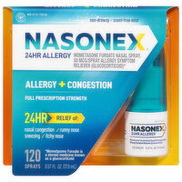 Nasonex Allergy + Congestion, Full Prescription Strength, 0.57 Fluid ounce