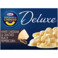 Kraft White Cheddar & Cracked Black Peppercorn Macaroni & Cheese Dinner, 11.9 Ounce