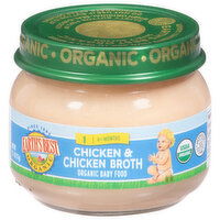 Earth's Best Organic Baby Food, Chicken & Chicken Broth, 1 (4+ Months), 2.5 Ounce