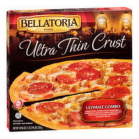 Bellatoria Pizza, Ultra Thin Crust, Ultimate Combo, 18.96 Ounce