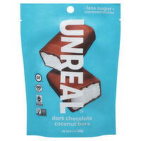 Unreal Coconut Bars, Dark Chocolate, 4.2 Ounce