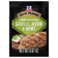 McCormick Grill Mates Garlic, Herb & Wine Marinade Seasoning Mix, 0.87 Ounce
