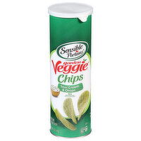 Sensible Portions Garden Veggie Sour Cream & Onion Flavored Chips, 5 Ounce