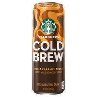 Starbucks Coffee Drink, Salted Caramel Cream, Premium Cold Brew, 11 Fluid ounce