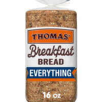 Thomas' Everything Breakfast Bread, 16 oz, 16 Ounce