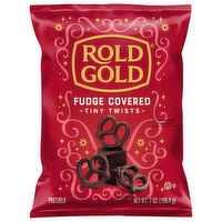 Rold Gold Pretzels, Fudge Covered, Tiny Twists, 7 Ounce
