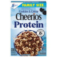 Cheerios Protein Gluten Free Cookies & Creme Cereal Family Size, 15 Ounce