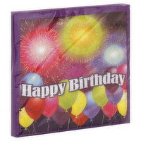 Axiom Napkins, Beverage, Happy Birthday Blast, 2 Ply, 16 Each