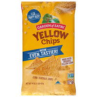 Garden of Eatin' Corn Tortilla Chips, Yellow Chips, Party Size!, 16 Ounce