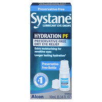 Systane Eye Drops, Lubricant, 0.34 Fluid ounce