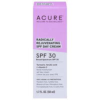 Acure Day Cream, Radically Rejuvenating, Broad Spectrum SPF 30, 1.7 Fluid ounce