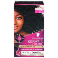 Schwarzkopf Keratin Color 1.0 Onyx Black Permanent Hair Color, 1 Each