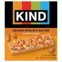 Kind Caramel Almond & Sea Salt Bars, 6 Each