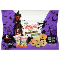 Sensible Portions Garden Veggie Chips, Sea Salt, Ghosts + Bats, Trick-or Treat Sized Bags, 12 Each